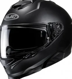HJC i71 Flat Black 111> Integraalhelmen|Helmen Met Zonnevizier