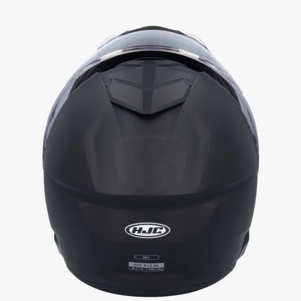 HJC i91 Flat Black> Systeemhelmen|Helmen Met Zonnevizier
