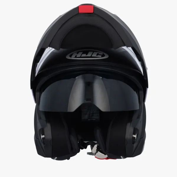 HJC i91 Flat Black> Systeemhelmen|Helmen Met Zonnevizier