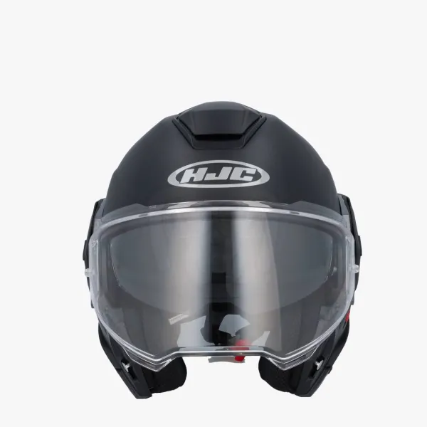 HJC i100 Matt Black 111> Systeemhelmen|Helmen Met Zonnevizier