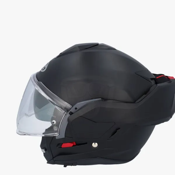 HJC i100 Matt Black 111> Systeemhelmen|Helmen Met Zonnevizier