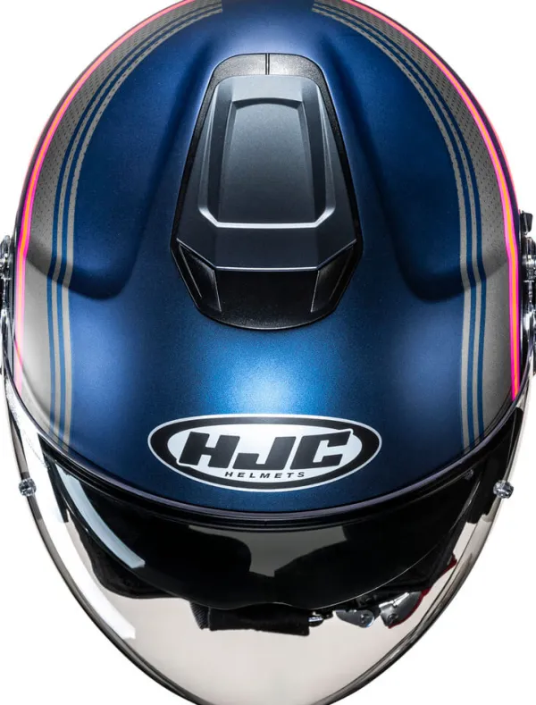 HJC i40N Linia Purple/Pink 668> Helmen Met Zonnevizier|Bluetooth Helmen
