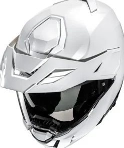 HJC i80 Pearl White 202> Systeemhelmen|Helmen Met Zonnevizier