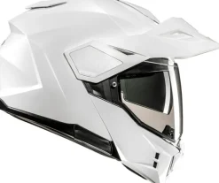 HJC i80 Pearl White 202> Systeemhelmen|Helmen Met Zonnevizier