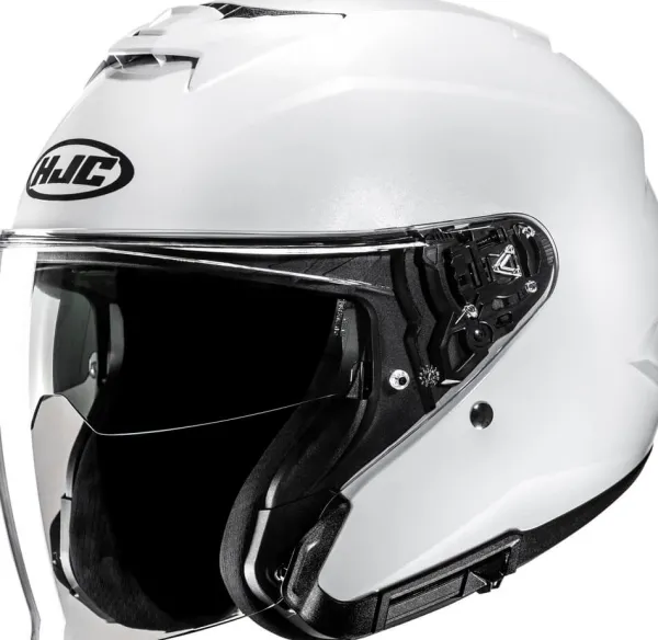 HJC i31 Pearl White 202> Helmen Met Zonnevizier|Bluetooth Helmen