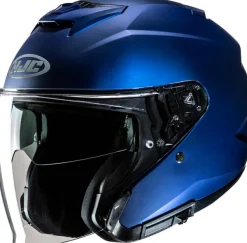 HJC i31 Semi Flat Metallic Blue 505> Helmen Met Zonnevizier|Bluetooth Helmen