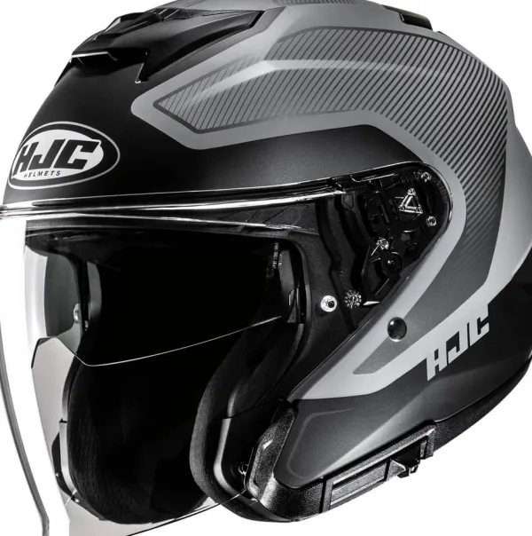 HJC i31 Tevis Grey/Black 810> Jethelmen|Helmen Met Zonnevizier
