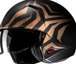 HJC i20 Thorn Black/Gold 177> Helmen Met Zonnevizier|Bluetooth Helmen