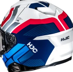 HJC i71 Viz Blue/Red 532> Integraalhelmen|Helmen Met Zonnevizier