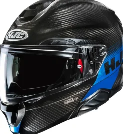 HJC RPHA-91 Carbon Elig Black/Blue 150> Systeemhelmen|Helmen Met Zonnevizier