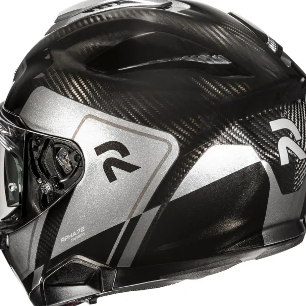 HJC RPHA-72 Carbon Fynex Black/Grey 180> Helmen Met Zonnevizier|Race Helmen