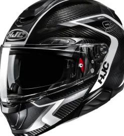 HJC RPHA-91 Carbon Grey/White 828> Systeemhelmen|Helmen Met Zonnevizier