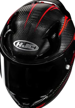 HJC RPHA 12 Carbon Keres Black/Red 830> Integraalhelmen|Bluetooth Helmen