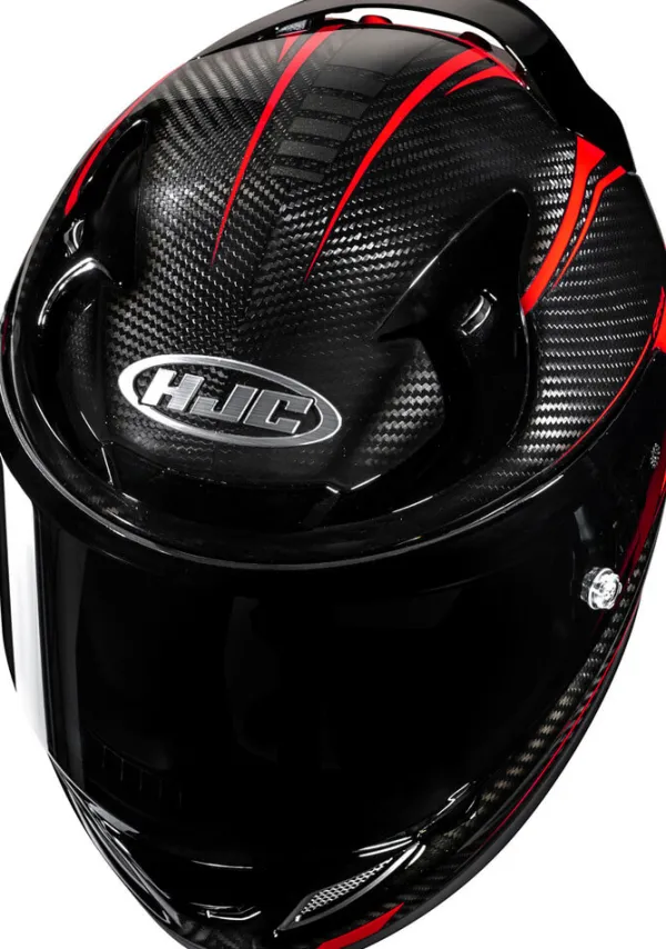 HJC RPHA 12 Carbon Keres Black/Red 830> Integraalhelmen|Bluetooth Helmen