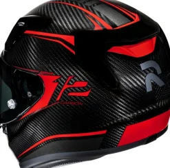 HJC RPHA 12 Carbon Keres Black/Red 830> Integraalhelmen|Bluetooth Helmen