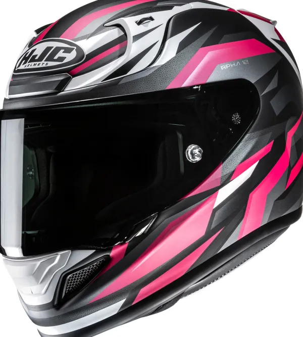 HJC RPHA-12 Dravix Black/Pink 126> Integraalhelmen|Bluetooth Helmen