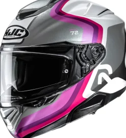HJC RPHA-72 Ernem White/Purple 126> Integraalhelmen|Helmen Met Zonnevizier