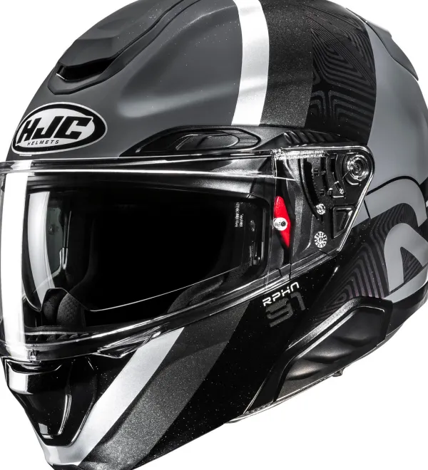 HJC RPHA-91 Fensh Grey/Black 881> Systeemhelmen|Helmen Met Zonnevizier
