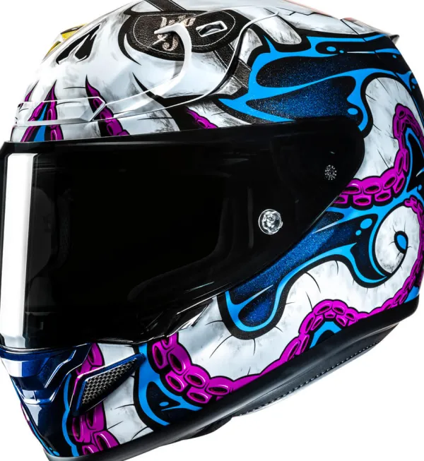 HJC RPHA 12 Kraken Blue/Purple 562> Integraalhelmen|Bluetooth Helmen