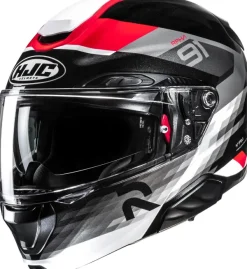 HJC RPHA-91 Madal Black/Red 123> Systeemhelmen|Helmen Met Zonnevizier