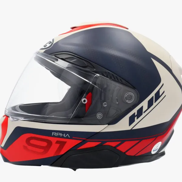 HJC RPHA-91 Rafino Black/Beige 173> Systeemhelmen|Helmen Met Zonnevizier