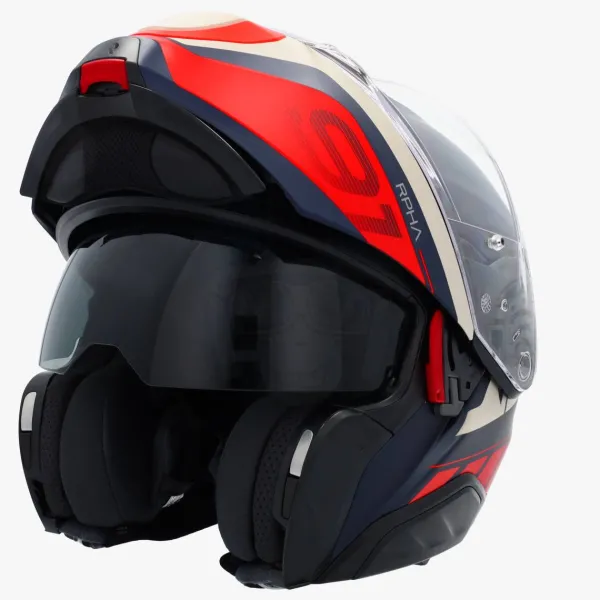 HJC RPHA-91 Rafino Black/Beige 173> Systeemhelmen|Helmen Met Zonnevizier