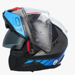 HJC RPHA-91 Rafino Black/Blue 152> Systeemhelmen|Helmen Met Zonnevizier