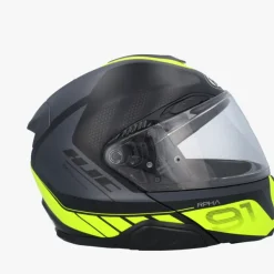 HJC RPHA-91 Rafino Black/Yellow 178> Systeemhelmen|Helmen Met Zonnevizier