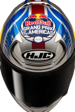 HJC RPHA-12 Red Bull Austin GP 2 White/Blue 253> Integraalhelmen|Bluetooth Helmen
