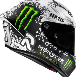 HJC RPHA-1 V2 Carbon Snow Diablo White/Black 214> Helmen Met Zonnevizier|Race Helmen