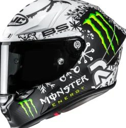 HJC RPHA-1 V2 Carbon Snow Diablo White/Black 214> Helmen Met Zonnevizier|Race Helmen