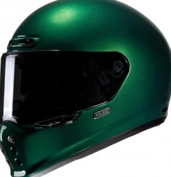HJC V10 Green 404> Retro Helmen|Integraalhelmen