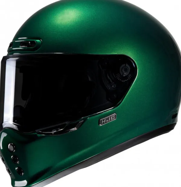 HJC V10 Green 404> Retro Helmen|Integraalhelmen