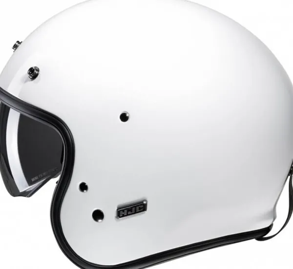HJC V31 White 202> Retro Helmen|Jethelmen