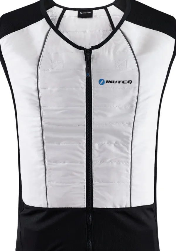 Inuteq Bodycool Hybrid 2-IN-1 (vest only) Vest White-Black 104> Koelvesten