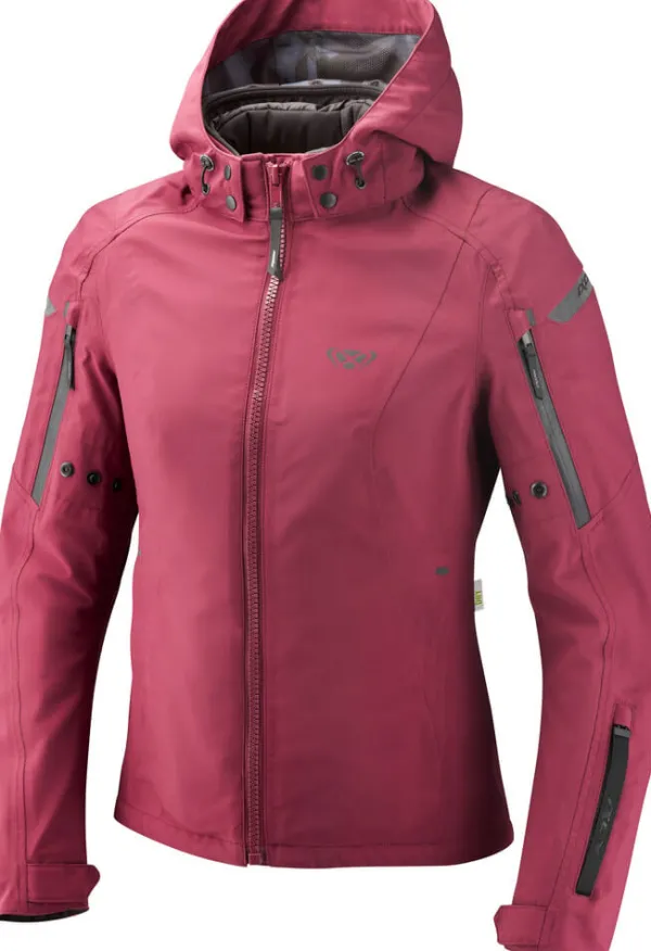 Ixon Burning Lady Motorjas Burgundy 7005> Motorjassen