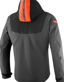 Ixon Burning Motorjas Anthracite/Black/Neon Red 4062> Motorjassen