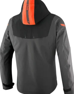 Ixon Burning Motorjas Anthracite/Black/Neon Red 4062> Motorjassen