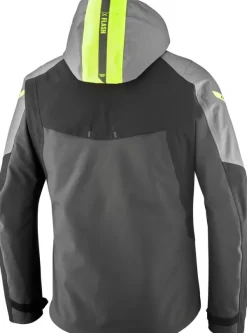 Ixon Burning Motorjas Grey/Black/Bright Yellow 4037> Motorjassen