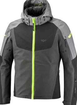 Ixon Burning Motorjas Grey/Black/Bright Yellow 4037> Motorjassen
