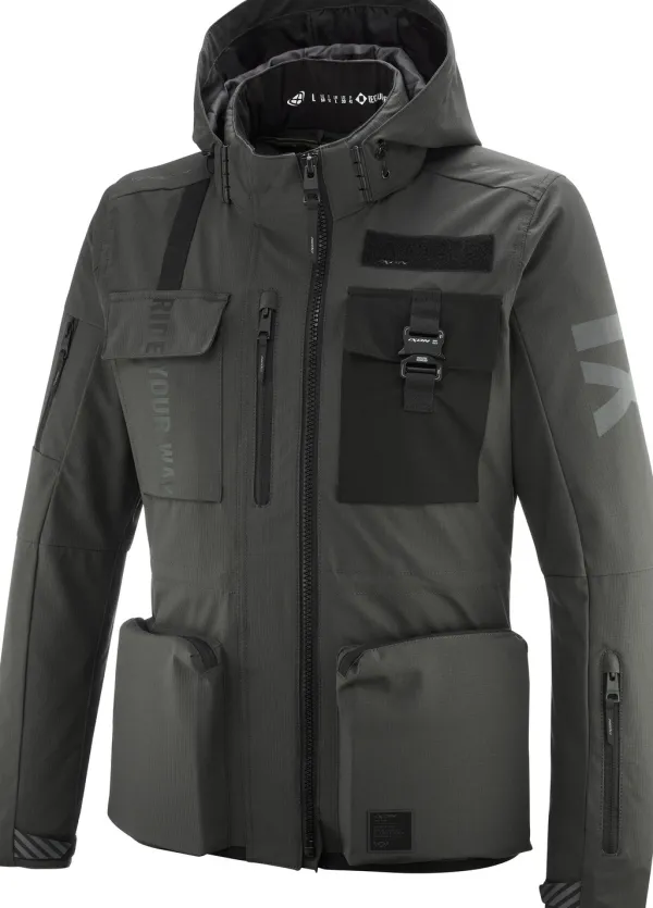 Ixon Darkrise Motorjas Anthracite/Black> Motorjassen