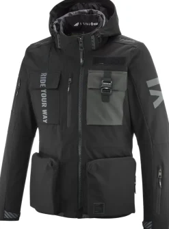 Ixon Darkrise Motorjas Black/Anthracite> Motorjassen