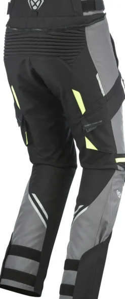 Ixon Midgard Motorbroek Black/Grey/Bright Yellow 1086> Motorbroeken