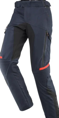 Ixon Midgard Motorbroek Navy/Bright Red 3045> Motorbroeken