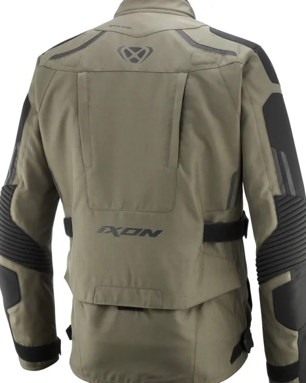 Ixon Midgard Motorjas Parka Khaki/Black 8010> Motorjassen