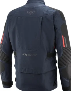 Ixon Midgard Motorjas Parka Navy/Bright Red 3045> Motorjassen