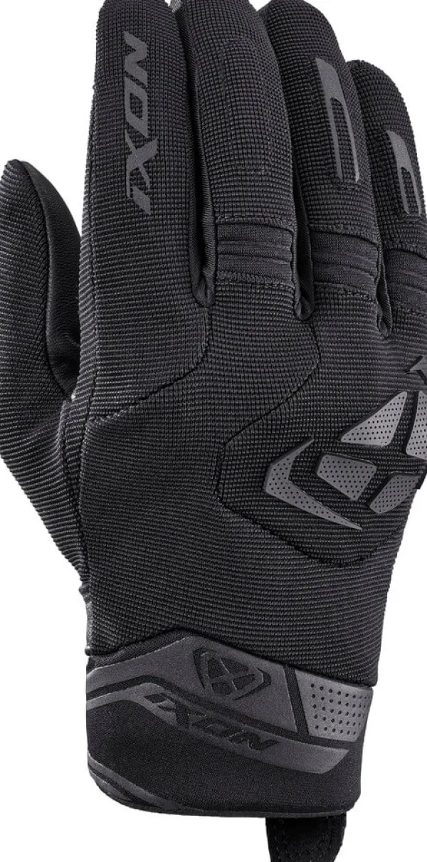 Ixon Mig 2 Gloves Black 1001> Motorhandschoenen