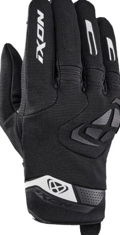Ixon Mig 2 Gloves Black/White 1015> Motorhandschoenen