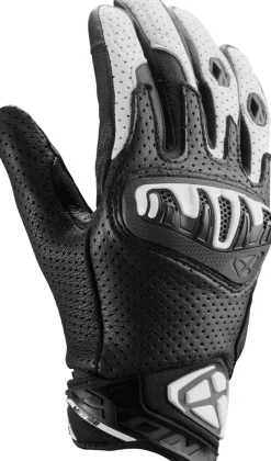 Ixon Mirage Leather Gloves Black/White> Motorhandschoenen