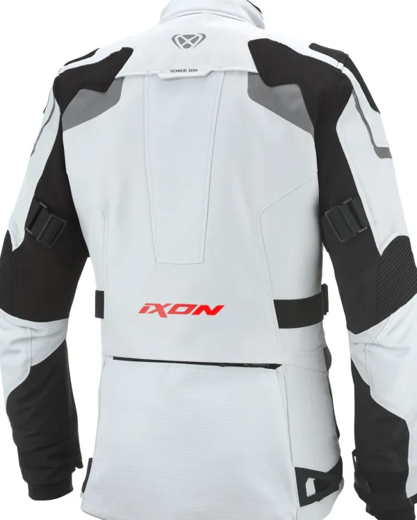 Ixon Odin Lady Motorjas Light Grey/Black> Motorjassen